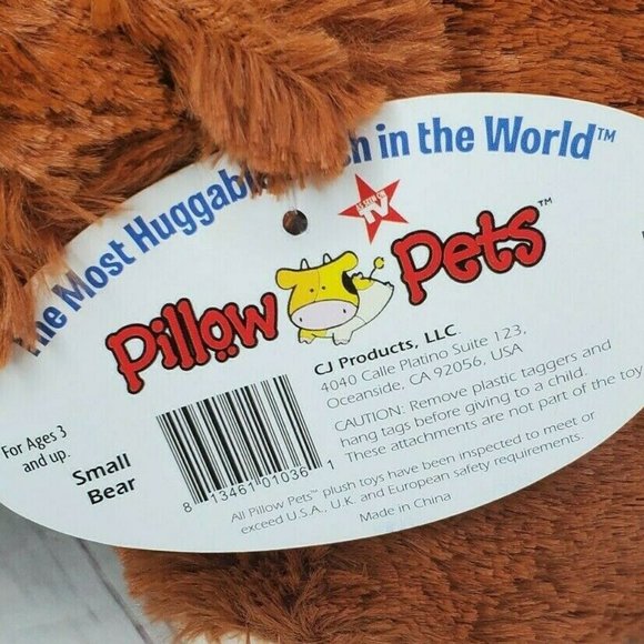 Authentic Pillow Pets Premium Light Brown Small - Picture 3 of 11